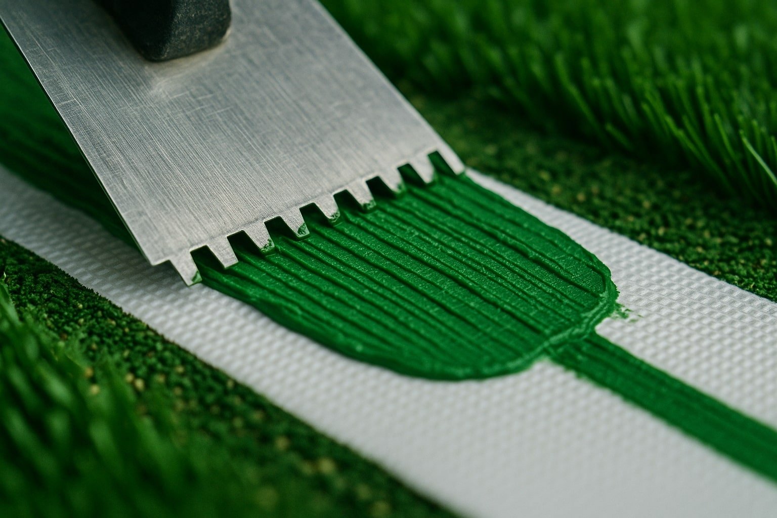 Aplicación de adhesivo Duayen