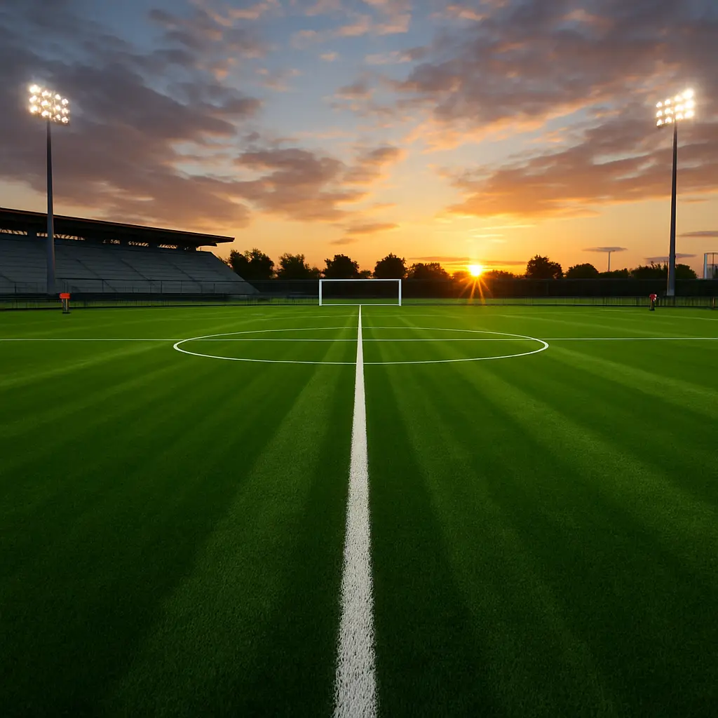 Campo de césped sintético profesional instalado por JVM