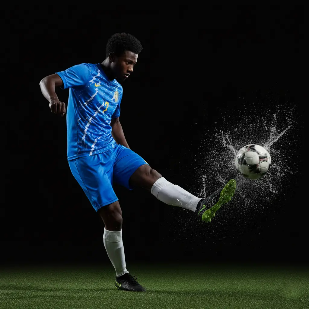 Baseball player in red uniform holding a bat